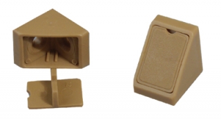 Mini-Eckverbinder beige (5er-Pack)